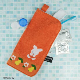 ハンカチ ポーチ どっとポーチ ミッフィー 70th ナインチェ タオルハンカチ かわいい サニタリー 衛生用品 ペットボトル 折りたたみ傘 歯ブラシケース 保冷剤 お直し メイクポーチ マスクケース アクセサリーケース トラベル コットン100% 洗える