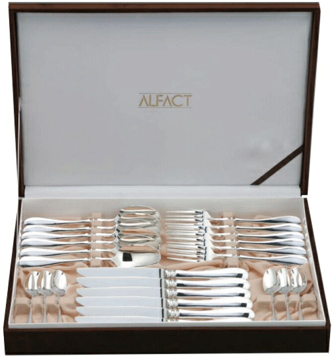 楽天市場】ALFACT 洋白銀器シャルル ディナーセット24pc カトラリー 