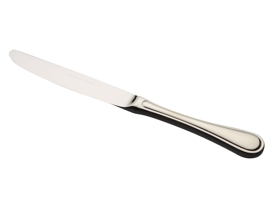 低価格で大人気の ALFACT マリアン ディナーナイフ 最中柄 鋸刃付 名入れ無料