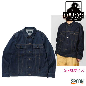 エクストララージ XLARGE DENIM WORK JACKET インディゴ S M L XL 101221021006 アウター ジャケット ジャンバー メンズ 送料無料 プレゼント 贈り物 上着 綿 綿100% シンプル クール ストリート カジュアル デニム 中学生 高校生 大学生 学生 トレンド