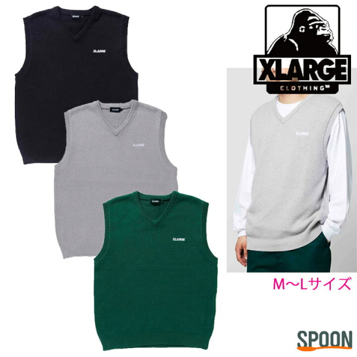 楽天市場】XLARGE エクストララージ ベスト トップス ベスト ニット 
