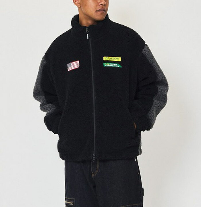 楽天市場】20%OFF XLARGE エクストララージ ボアジャケット PANELED 