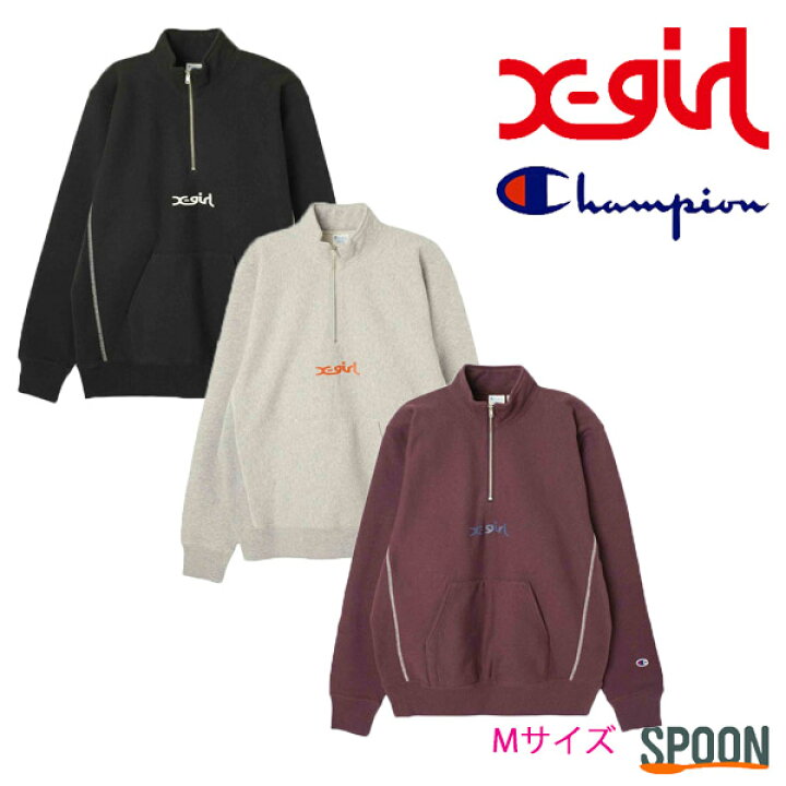 楽天市場】30%OFF X-girl エックスガール スウェット X-girl×Champion 