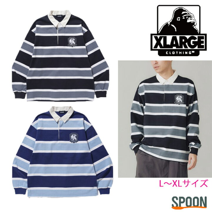 楽天市場】XLARGE エクストララージ シャツ トップス ラグビーシャツ 