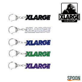 XLARGE エクストララージ キーチェーン STANDARD LOGO KEY CHAIN 101241054007 雑貨 小物 メンズ ファッション小物 キーホルダー キーチャーム プレゼント 贈り物 メタル チャーム 中学生 高校生 大学生 大人ストリート