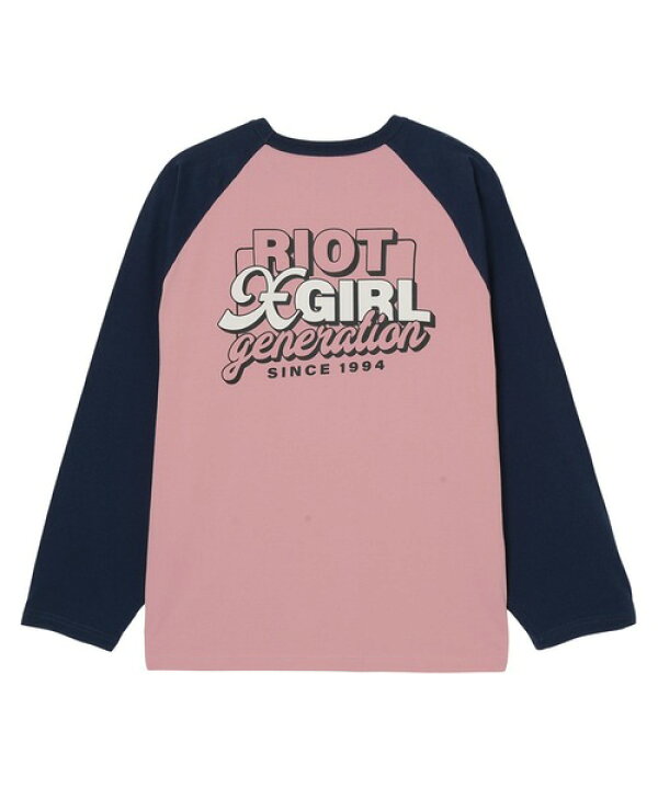 楽天市場】X-girl エックスガール 長袖tシャツ DOUBLE LOGO B/B BIG 