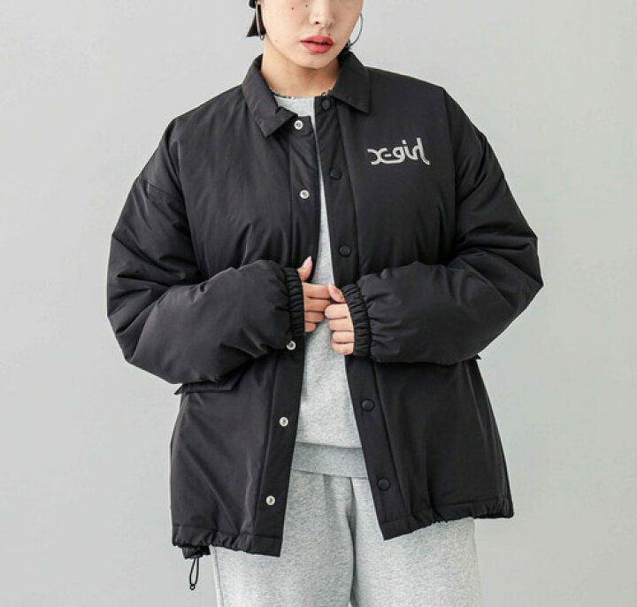 楽天市場】X-girl エックスガール ジャケット PADDED COACH JACKET 