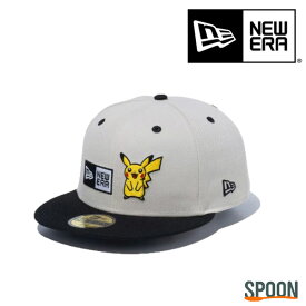 NEWERA ニューエラ 帽子 59FIFTY Pokmon ポケモン ピカチュウ ボックスロゴ ストーン ブラックバイザー 14124364 CAP キャップ ポケットモンスター コラボ メンズ レディース ユニセックス ブランド トレンド おしゃれ プレゼント 贈り物