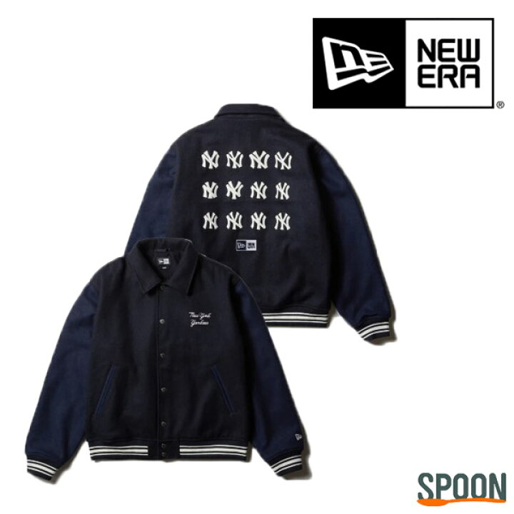 楽天市場】ニューエラ NEWERA メルトン ヴァーシティジャケット 