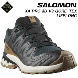 �T������ �G�b�N�X�G�[ �v�� 3D V9 �S�A�e�b�N�X ���C�t�����O L47963800 SALOMON XA PRO 3D V9 GORE-TEX LIFELONG �g�������V���[�Y �A�E�g�h�A�V���[�Y 2026�t�� ��������