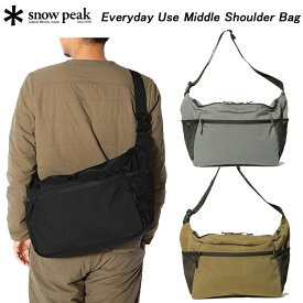 スノーピーク ショルダーバッグ AC-21AU416R SNOW PEAK Everyday Use Middle Shoulder Bag 【送料無料】