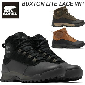 SALE！ソレル バクストン ライト レース ウォータープルーフ Sorel BUXTON LITE LACE WP NM4983【送料無料】【あす楽】【2023秋冬】ウインターブーツ スノーブーツ メンズ