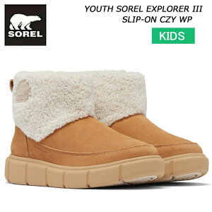 SALE �\���� ���[�X�\�����G�N�X�v���[���[3 �X���b�|���R�[�W�[�E�H�[�^�[�v���[�t SOREL YOUTH SOREL EXPLORER III SLIP-ON CZY WP NY5171 �������� �E�C���^�[�u�[�c �X�m�[�u�[�c