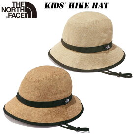 ザ・ノース・フェイス キッズ ハイク ハット（キッズ）NNJ02308 THE NORTH FACE Kids' Hike Hat 2024 MODEL 子供用 帽子 日除け アウトドア ストローハット 麦わら