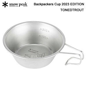Xm[s[N TONEDTROUTR{[VVFJbv E-103-1-TT SNOW PEAK SP×TONED TROUT Backpackers Cup 2023 EDITION AEghA Lv VFJbv