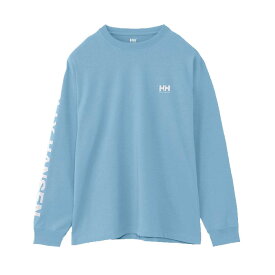 ヘリーハンセン ロングスリーブ レター ティー（ユニセックス） HH32380 HELLY HANSEN 2024 春・夏 NEW MODEL 長袖Tシャツ ロンT UVケア