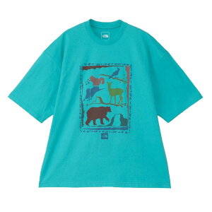 SALE ザ・ノースフェイス ショートスリーブ ヨセミテ アニマル ティー(ユニセックス)NT32404 THE NORTH FACE 半袖Tシャツ オーガニックコットン UVケア ビッグシルエット