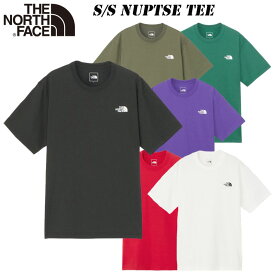 ザ・ノースフェイス ショートスリーブ ヌプシ ティー（メンズ）NT32448 THE NORTH FACE S/S Nuptse Tee 2024 春・夏NEW 半袖Tシャツ ニット素材 カジュアル