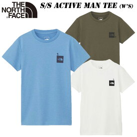 ザ・ノースフェイス ショートスリーブ アクティブ マン ティー（レディース）NTW32479 THE NORTH FACE S/S Active man Tee (W'S)2024 春・夏NEW 半袖Tシャツ UVケア 吸汗 速乾 カジュアル