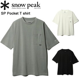 スノーピーク ポケットTシャツ SPE-TS-23AU001 snow peak SP Pocket T shirt【2024春夏モデル】