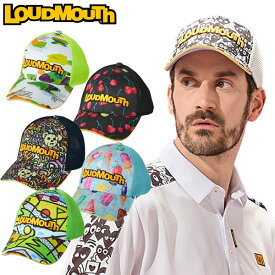 25年春夏 / ラウドマウス ゴルフ キャップ メンズ レディース ユニセックス 765900 / LOUDMOUTH 柄 派手柄 キャップ 日除け /