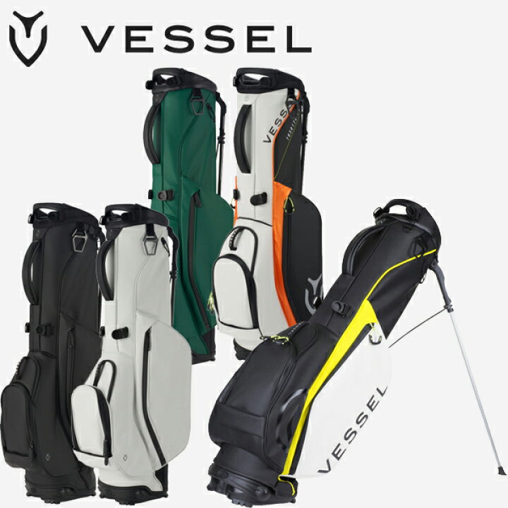 楽天市場】Vessel ベゼル ゴルフ スタンド キャディバッグ 軽量 7型 47  
