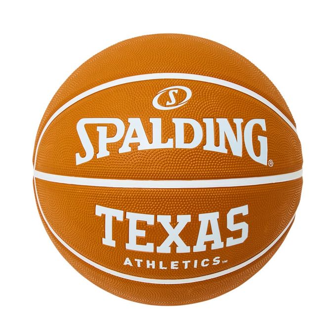 スポルディング SPALDING バスケット ボール テキサス アスレチックス 男子一般用 オレンジ×ホワイト ラバー 7号球 84-917J