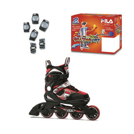 フィラ スケート FILA SKATES インラインスケート ジュニア プロテクター付き ボーイズ J-ONE COMBO 2 SET 10619160 【お買い得モデル】
