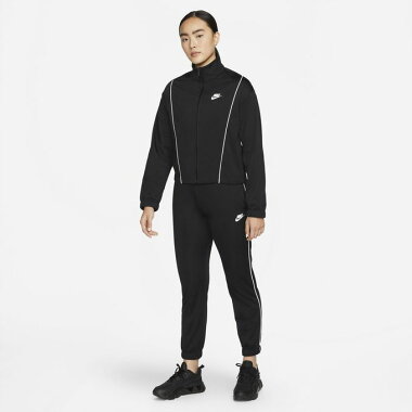 ナイキ NIKE レディース トレーニングウェア セットアップ 長袖 ロングパンツ フルジップ ウィメンズ NSW トラック スーツ PK DD5861-011 【2022SS】