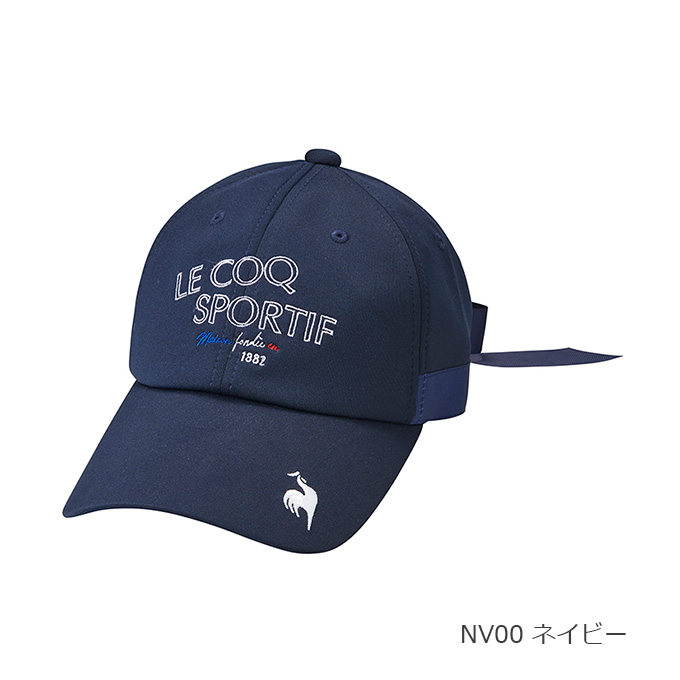 ルコック ゴルフ Le coq sportif GOLF レディース ゴルフ アクセサリー 小物 帽子 リボン付きキャップ QGCUJC01W 
