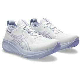 アシックス ASICS レディース ランニング シューズ GEL-NIMBUS 26 1012B601 WHITE/FRESH AIR 【2023FW】