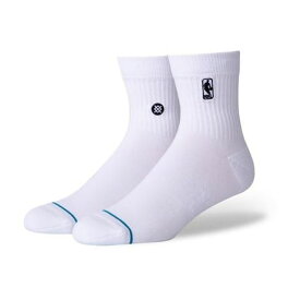【2,000円OFFクーポン発行中】 スタンス STANCE メンズ レディース バスケットボール 靴下 ソックス LOGOMAN ST QTR A356A20LOG WHT