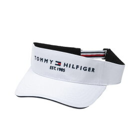 【クーポン発行中】 トミーヒルフィガー TOMMY HILFIGER ゴルフ アクセサリー 帽子 バイザー バイザーティエイチロゴ THMB3F52 00 【2023FW】