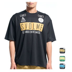【お得なクーポン発行中】 スボルメ SVOLME メンズ レディース サッカー フットサル ウェア トップス 半袖 ワイドFBロゴプラT24SDG 124124500 【2024SS】