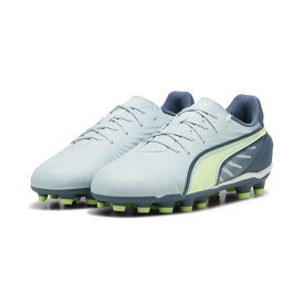 【2,000円OFFクーポン発行中】 プーマ PUMA キッズ ジュニア サッカー シューズ スパイク 土 キング マッチ HG/AG+MID JR 108049 03 【2024FW】