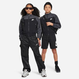 【2,000円OFFクーポン発行中】 ナイキ NIKE ジュニア ジャケット フルジップ ナイキ YTH NSW アンプリファイ ウーブン フルジップ ジャケット FN9134 010 【2024SS】