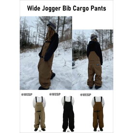ベスプ VESP メンズ レディース スノーボード ウェア パンツ Wide Jogger Bib Cargo Pants VPMP1045 【23-24モデル】