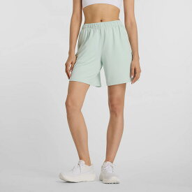 【クリアランスセール！】 ニューバランス new balance レディース スポーツ ウエア ボトムス ショートパンツ ライトフレンチテリーショーツ7インチ(インナー無し) AWS51509