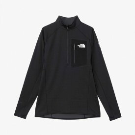 【2,000円OFFクーポン発行中】 ザ・ノース・フェイス THE NORTH FACE メンズ レディース アウトドア ウェア トップス ロングスリーブ Tシャツ 長袖 ハーフジップ Expedition Dry Dot Zip High NT12522 K 【2025SS】