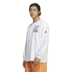 【クーポン発行中！】 アディダス adidas メンズ スポーツ カジュアル ウェア トップス 長袖 M VERBIAGE L/S Tシャツ RH346 KF3699 【2026SS】