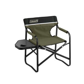 コールマン Coleman アウトドア キャンプ 用品 椅子 サイドテーブル付デッキチェア (オリーブ) 2000033809