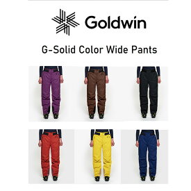ゴールドウィン GOLDWIN メンズ スキーウェア パンツ G-Solid Color Wide Pants G33355B 【2023-24モデル】