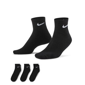 【2,000円OFFクーポン発行中】 ナイキ NIKE メンズ レディース 靴下 ソックス ナイキ 3P エブリデイ クッション クウォーター ソックス SX7667 【2022SS】
