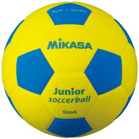 ミカサ MIKASA ジュニア スマイルサッカーボール4号軽量 SF4J-YBL イエロー/ブルー