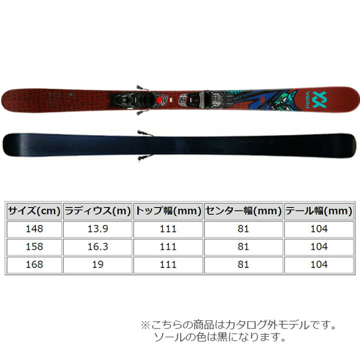 楽天市場 Volkl フォルクル スキー板 金具付 21 22 Bash 81 バッシュ 81 Fdt Tp10 金具付き スキーセット Spopia Net Shop
