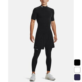 【人気商品】■ 【クリアランスセール！】 アンダーアーマー UNDER ARMOR メンズ トレーニング ウェア インナー 半袖 UAヒートギアアーマー コンプレッション モック ショートスリーブ シャツ 1372586