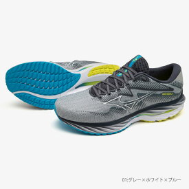 ミズノ MIZUNO メンズ 陸上 ランニング シューズ ウエーブライダー27 WAVE RIDER 27 J1GC2303 01 07