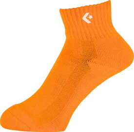 コンバース CONVERSE バスケットボール 靴下 カラーアンクルソックス CB161003-5600 オレンジ