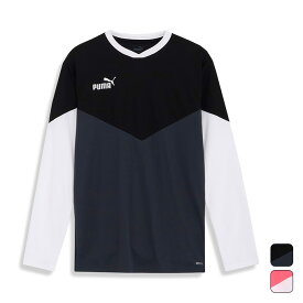 PUMA メンズ サッカー フットサル ウェア トップス 長袖 INDIVIDUAL RETRO TR LSシャツ 658827 【2023FW】