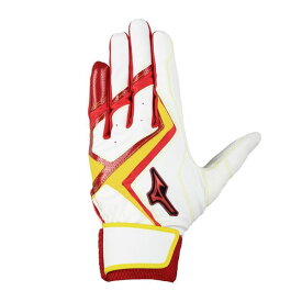 【2,000円OFFクーポン発行中】 ミズノ MIZUNO ジュニア 野球 バッティング手袋 ウィルドライブ レッド【両手用】 1EJEY56301 【2025FW】